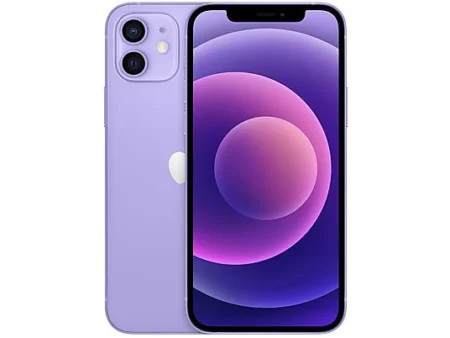 APPLE iPhone 12, Morado, Móvil iOS, 128 GB, 4 GB RAM, 6,1  OLED, Ceramic Shield, Anti-huellas, A14 Bionic, 2815 mAh