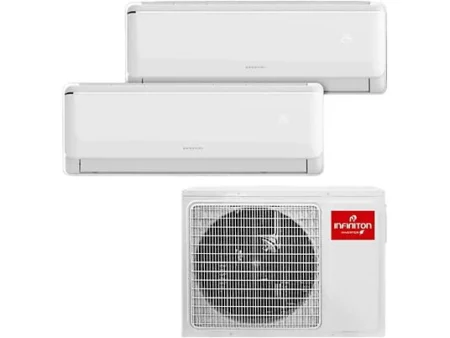 Split 2x1 - INFINITON MULTI-A232B, 9000 fg/h, Función Inverter, Blanco