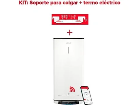 Termo Eléctrico - VELIS PRO WIFI 100 ES EU + INSTAFIX ARISTON, 100 l, Blanco