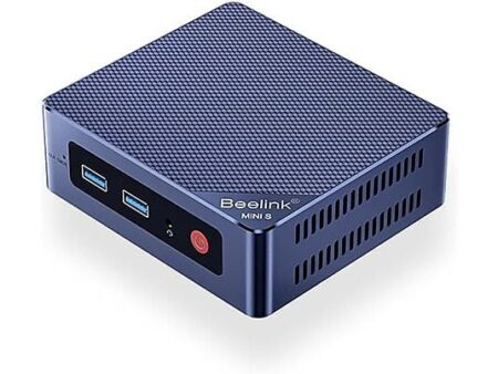 Mini pc - Beelink Mini S12 Windows 11, Intel 12th Gen Processor Alder Lake-N95 (4C4T, 6M Cache, 1.7GHz to 3.4GHz), 8 GB RAM, 256 GB SSD, UHD Graphics, Windows 11 Home, Azul