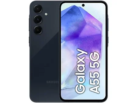SAMSUNG Smartphone Samsung Galaxy A55 8GB 256GB 6.6 5G Negro Eclipse, Marina, Móvil Android, 256 GB, 8 GB RAM, 6,6  6.6 pulgadas  16.764 cm, Samsung, 5000 mAh