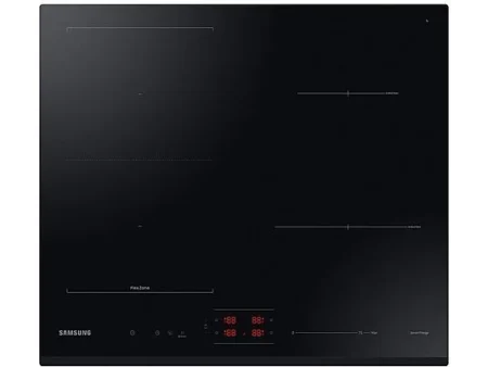 Placa de inducción - SAMSUNG Flex Zone 3300W (NZ64B5046GK), 4 zonas, 590 mm, Black
