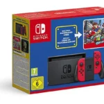 Consola - NINTENDO Switch con mandos Joy-Con Rojos, 32 GB, Negro