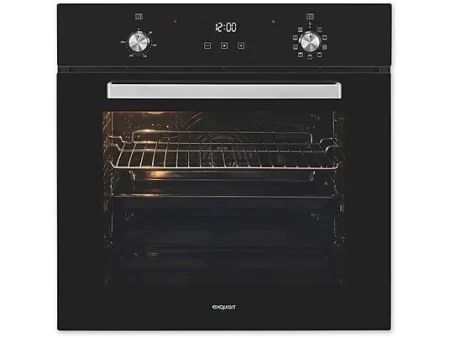 Horno multifunción - EXQUISIT EBE 76-7-H-020, Integrable, 76 l, 59,5 cm, Negro