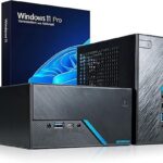 Mini PC - GREED Nano Intel - Ordenador de oficina, Celeron®, 8 GB RAM, 512 GB SSD, UHD Graphics, Windows 11 Pro, Negro