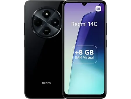 XIAOMI Redmi 14C, Negro, Móvil Desconocido, 256 GB, 8 GB RAM, 6,88 " HD+, MediaTek Helio G81 Ultra, 5160 mAh