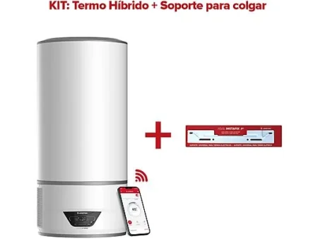 Termo eléctrico - LYDOS HYBRID 80L + INSTAFIX ARISTON, 80 l, Blanco