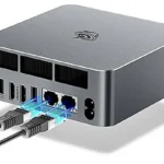 Mini Pc - Beelink EQR6 Gaming, AMD Ryzen 7 6800U processor turbo 4.9GHz 8C16T L2 16MB cache, 32 GB RAM, 1000 GB SSD, Radeon™ 680M, Windows 11 Pro, Gris