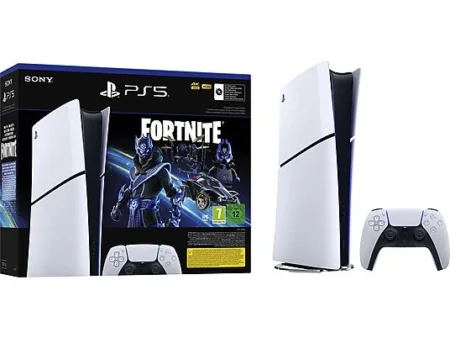 Consola PS5 - SONY Playstation 5 Digital Edition Fortnite, 1 TB, White