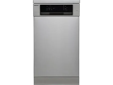 Lavavajillas libre instalación 45 cm - DAEWOO DA1D5SI0ES, 10 servicios, 5 programas, 450 mm, Acero inoxidable
