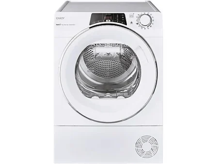 Secadora bomba de calor - CANDY RapidÓ ROE H9A3TCEX-S, Bomba de calor, 9,0 kg, 14 programas, Blanco