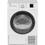Secadora bomba de calor - BEKO DHS 8413 GA1, Bomba de calor, 1 kg, 15 programas, Blanco