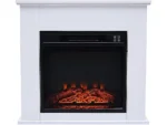 Chimenea eléctrica - PURLINE CHE-610, 2000 W, Blanco