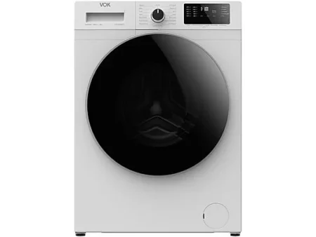 Lavadora carga frontal - VOK EVW-10BAWB13, 10 kg, 1400 rpm, 15 programas, Blanco