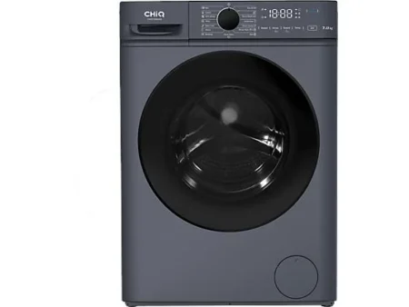 Lavadora carga frontal - CHIQ CW07123863AX, 7 kg, 1200 rpm, 16 programas, Azul oscuro