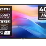 TV LED 40 - KIANO Slim TV 40 Smart, Full-HD, Cortex A53 Quad Core, Smart TV, DVB-T2 (H.265), Negro
