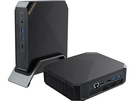 Mini PC - BLACKVIEW MP200-I5-12450H, Intel Alder Lake-H I5-12450H, 16 GB RAM, 512 GB SSD, UHD Graphics, Windows 11 Pro, Black