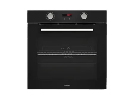 Horno pirolítico - BRANDT BOP2010B, Integrable, Pirolítico, 67 l, 592 mm, Negro