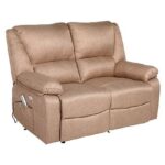 Sofá reclinable - ECO-DE Prime ECO-8520-2 TMC, hasta 100 kg, Marrón Claro