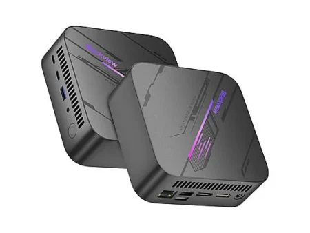 Mini PC - BLACKVIEW MP100-7430U, AMD Ryzen™ 5 7430U (Hasta 4.3GHz), 16 GB RAM, 512 GB SSD, Radeon™ RX Vega 7, Windows 11 Pro, Negra