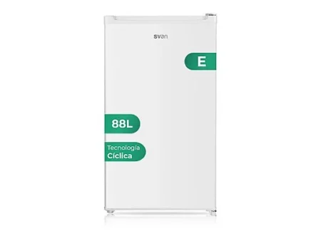 Nevera pequeña - SVAN SR84501E, Altura 85 cm, Capacidad 0,2 l, Blanco