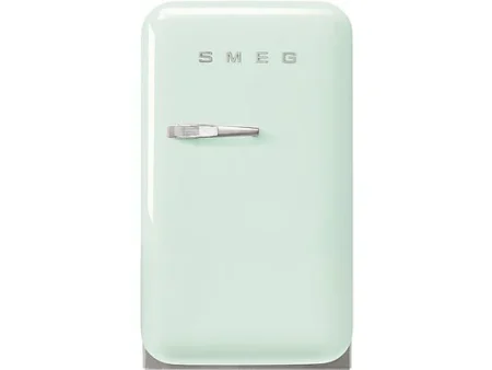 Nevera pequeña - SMEG FAB5RPG6, Altura 725 mm, Capacidad 34 l, Verde Pastel