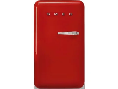 Nevera pequeña - SMEG FAB10LRD6, Altura 97,00 cm, Capacidad 122 l, Rojo