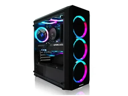 PC Gaming - GREED MK2 Power AMD  Gaming Ordenador  Computer, AMD Ryzen 7 5700X, 32 GB RAM, 1 TB SSD, GeForce RTX™ 5060 Ti, Windows 11 Pro, Negro