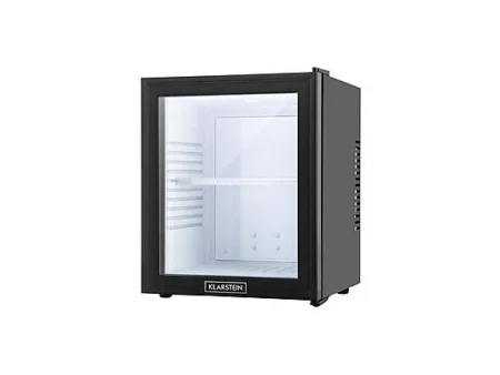 Nevera pequeña - KLARSTEIN MKS-13, Altura 47 cm, Negro  Blanco