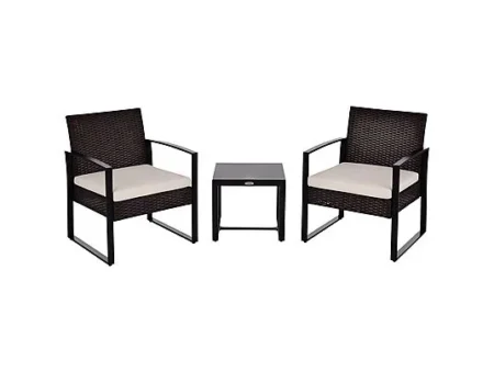 Conjunto de jardín - OUTSUNNY 63x57x76 cm, hasta 160,00 kg, Marrón